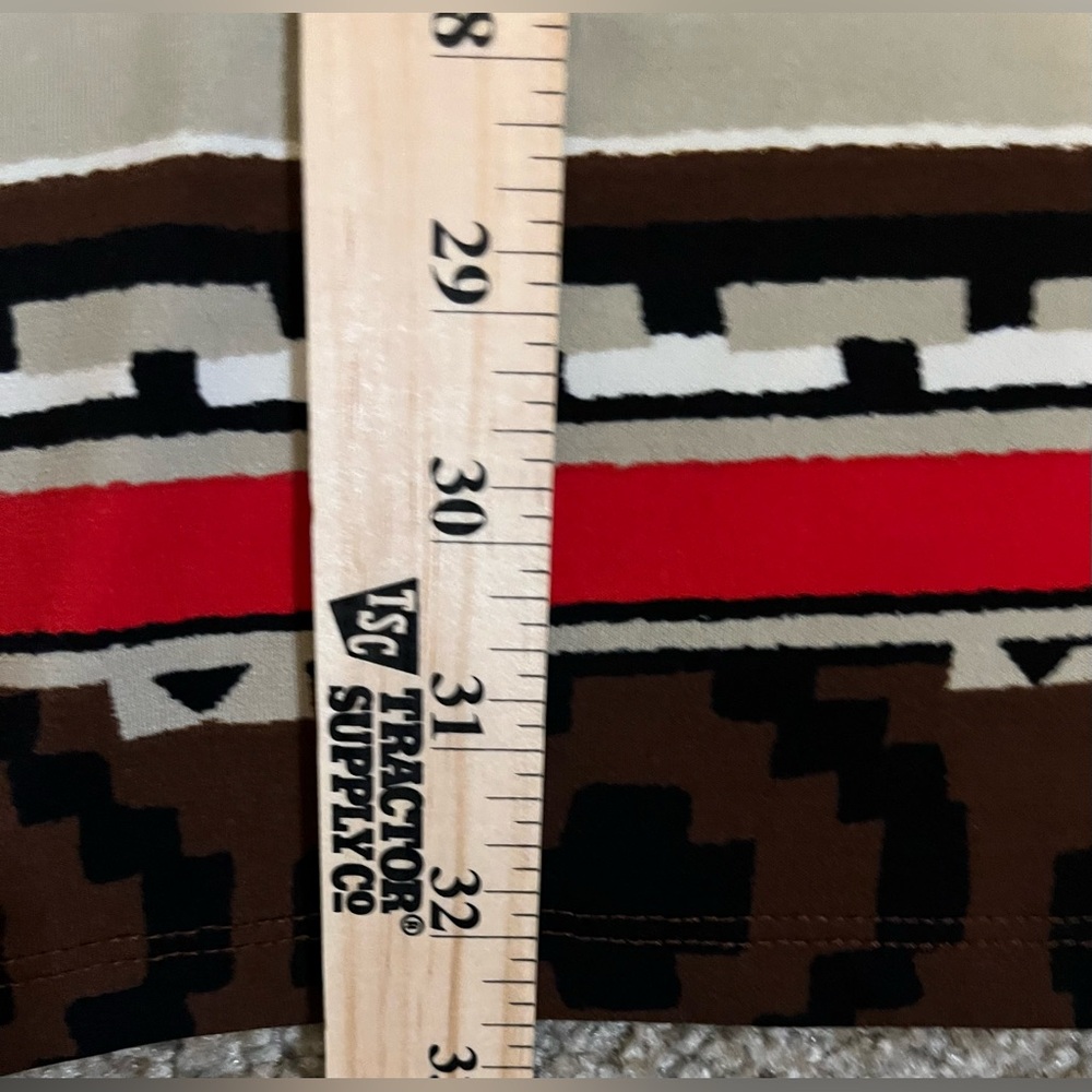 Multiples Tribal Print Tunic with 3/4 Sleeves size 1X - Picture 7 of 11